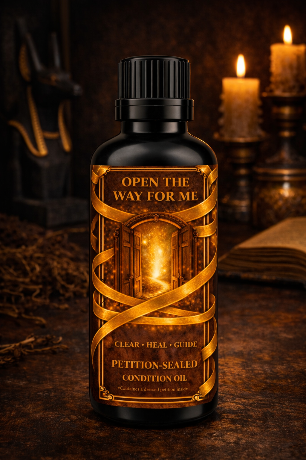 Open the Way for Me Condition Oil | Road Opening • Block Removal • Favor & Direction | Petition-Sealed Rootwork Oil