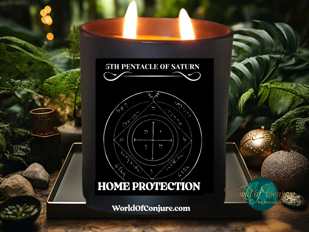 HOME PROTECTION | King Solomon 5th Pentacle of Saturn Ritual Candle Kit