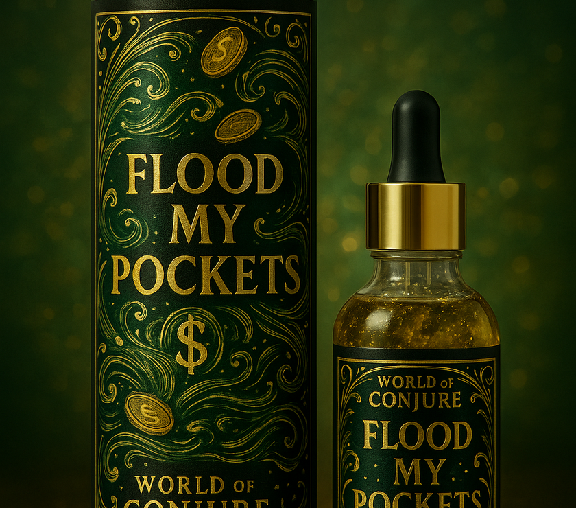 Flood My Pockets — Candle & Oil Duo for Fast Money + Overflow