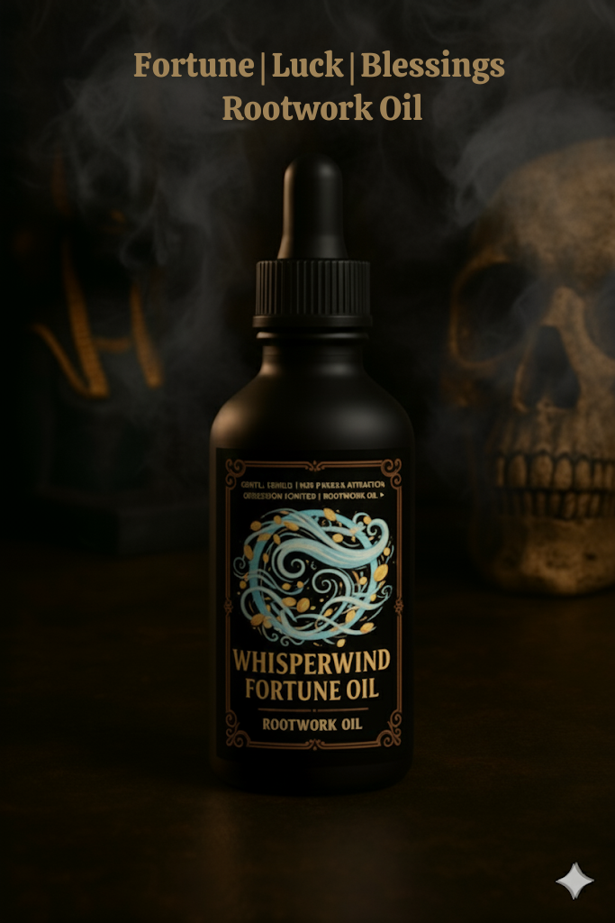 Whisperwind Fortune Oil | Fortune | Attraction | Rootwork Oil