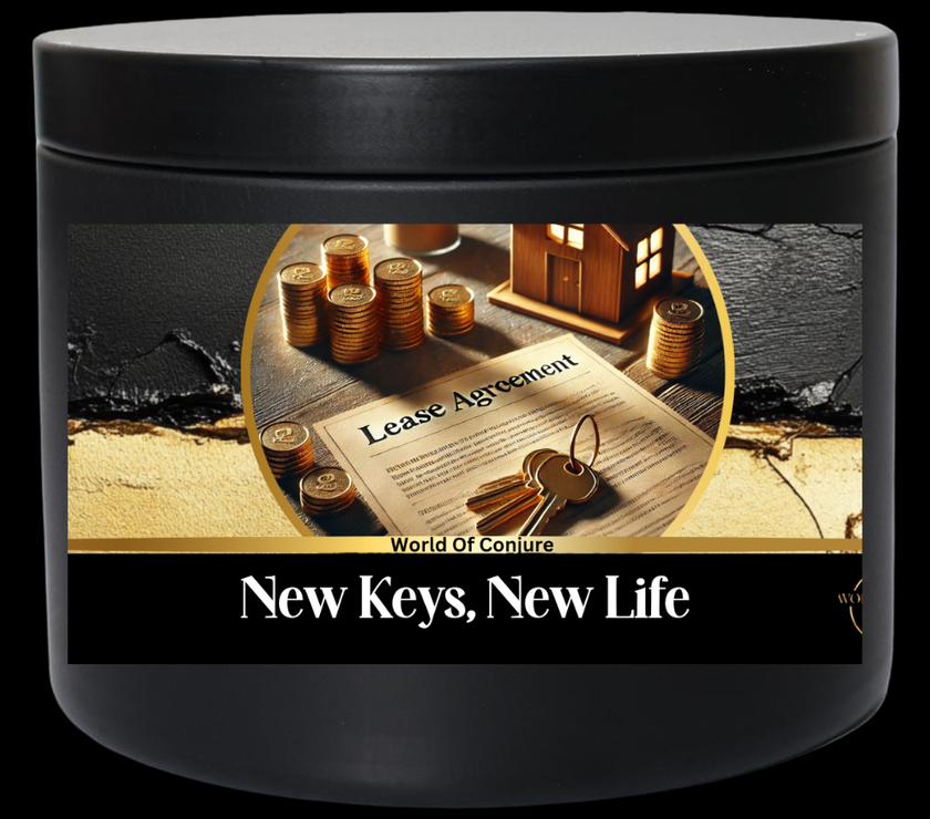 New Keys, New Life – New Blessings | New Home | New Keys Rootwork Candle