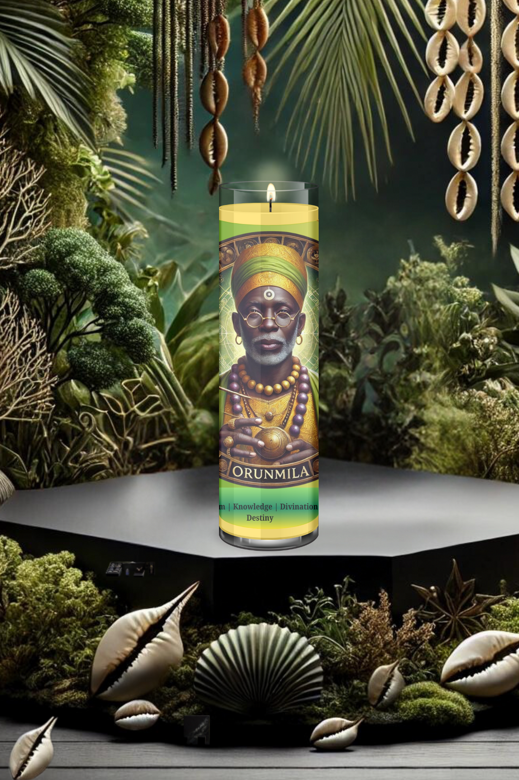 Orunmila Orisha Offering Candle