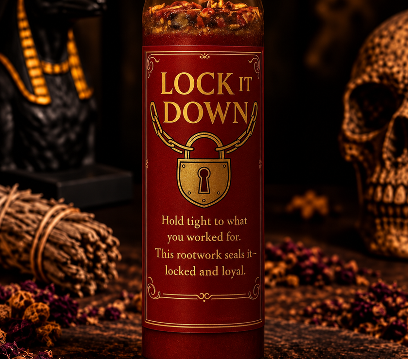 Lock It Down Candle & Oil Duo for Commitment & Spiritual Binding | Hol