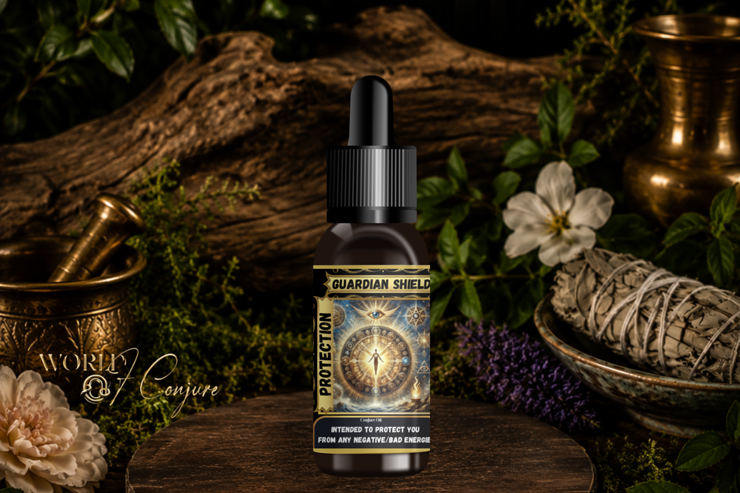 Guardian Shield | Protection from Bad Energy, Evil Spirits & Spiritual Attacks | Stay Covered & Safe Condition Oil