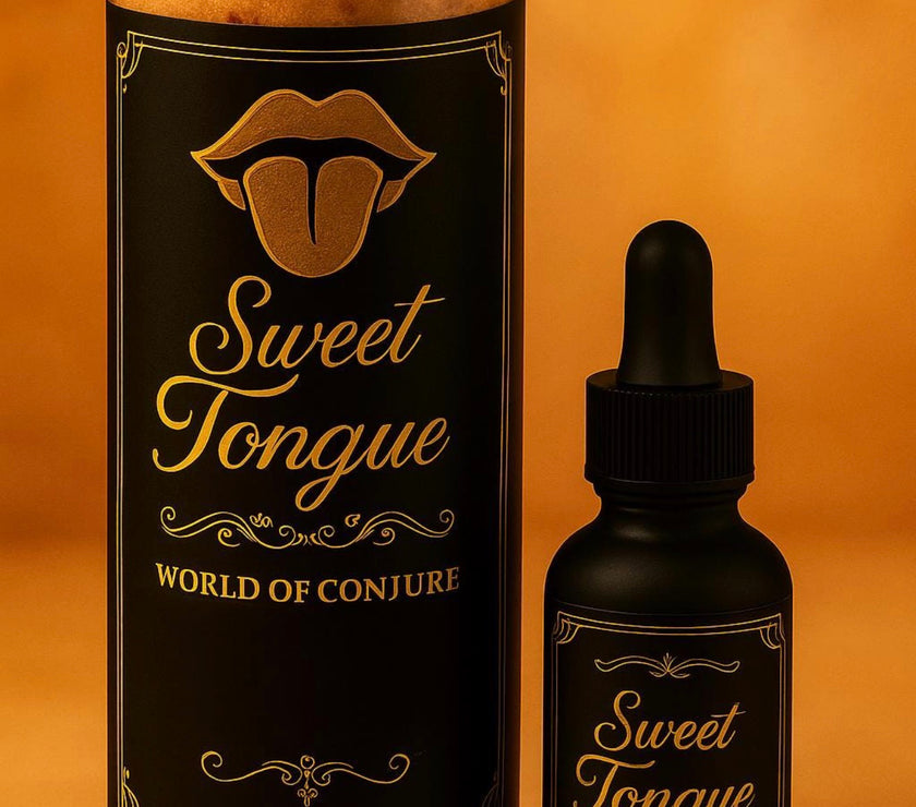 Sweet Tongue Candle & Oil Duo for Persuasion & Influence | Speak It, Get It, Keep It