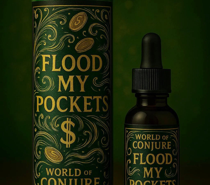 Flood My Pockets — Candle & Oil Duo for Fast Money + Overflow
