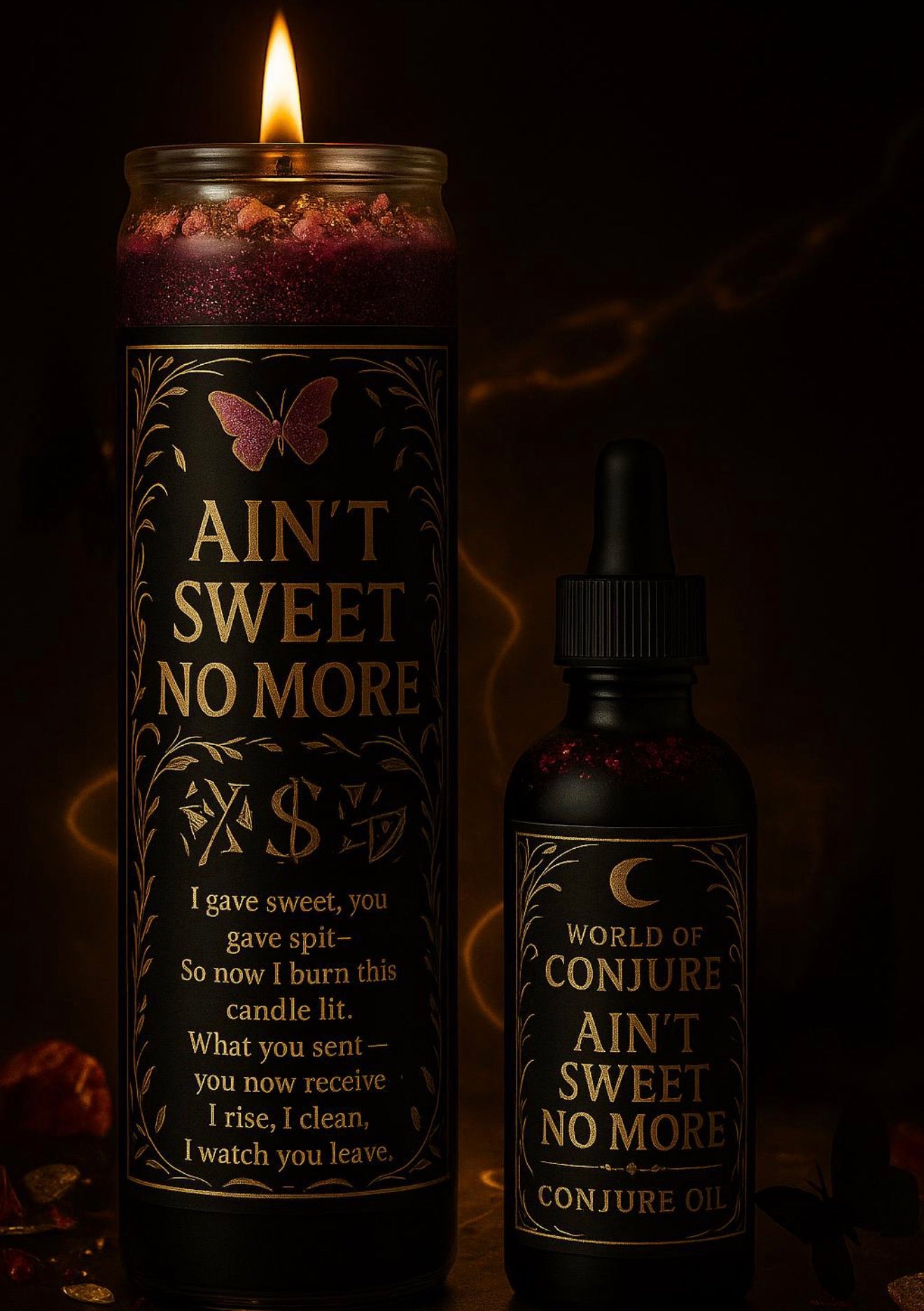 Ain’t Sweet No More — Reversal Candle & Oil Duo for Betrayal + Energetic Flip
