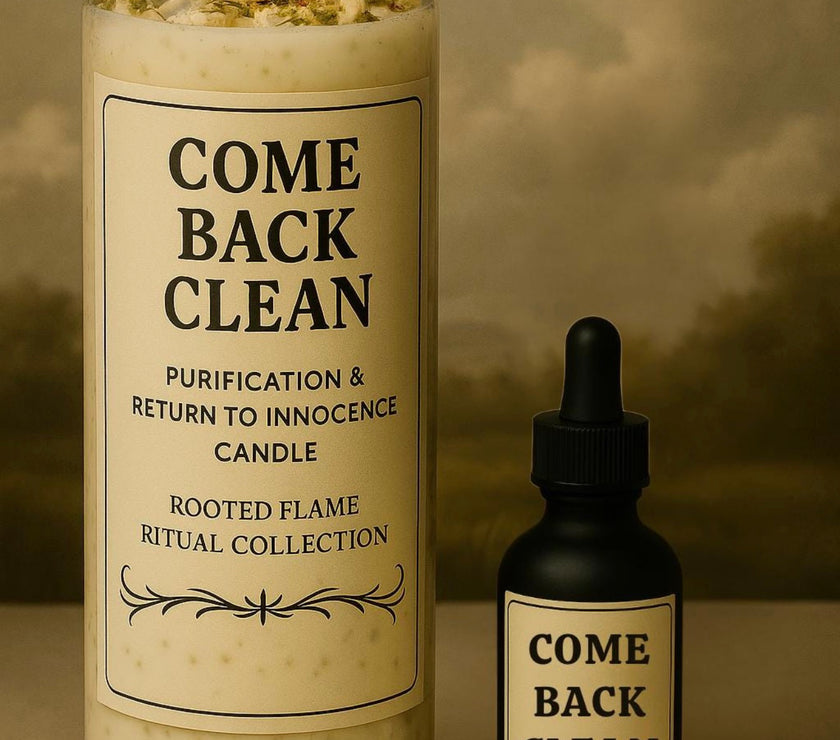 Come Back Clean Candle & Oil Duo for Reconciliation | Remove Negative Ties