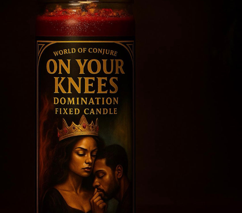 ON YOUR KNEES | Domination Control Candle | Compel, Obey & Submit | 7 Day Fixed Candle