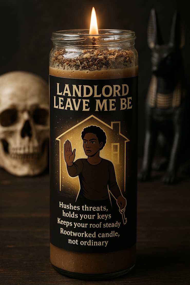 Landlord Leave Me Be | Stop Eviction | Halt Harassment | Conjure Candle