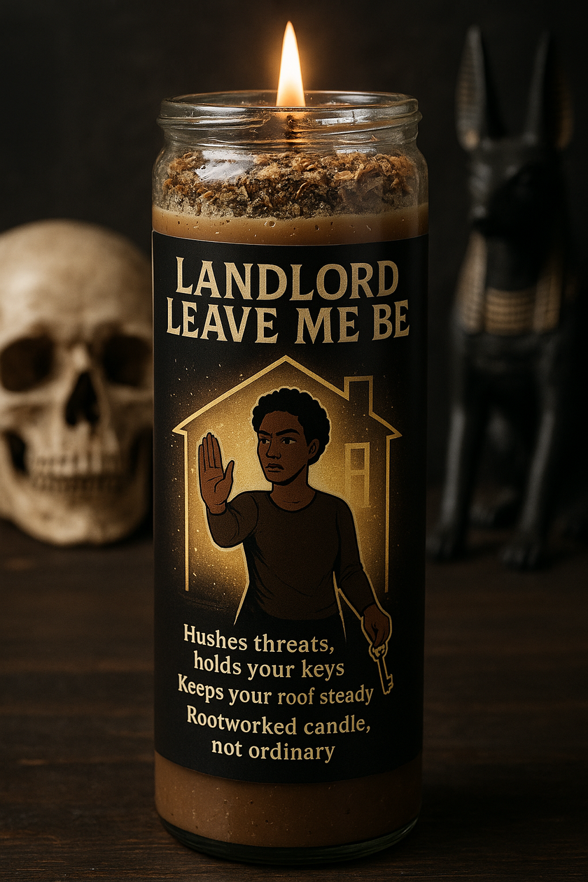 Landlord Leave Me Be | Stop Eviction | Halt Harassment | Conjure Candle