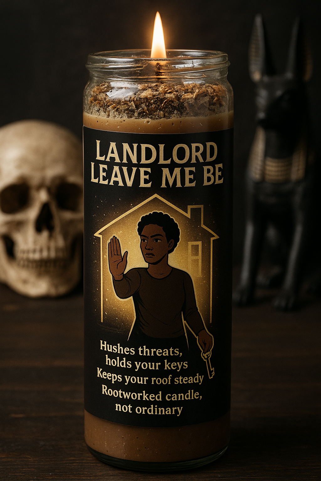 Landlord Leave Me Be | Stop Eviction | Halt Harassment | Conjure Candle