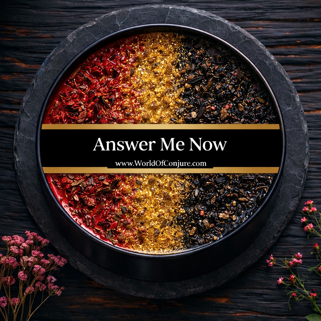 Answer Me Now | Sealed Petition Conjure Candle | Communication • Immediate Response • Break Silence