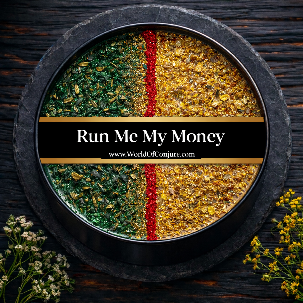 Run Me My Money | Sealed Petition Conjure Candle | Debt Collection • Owed Money • Fast Payouts