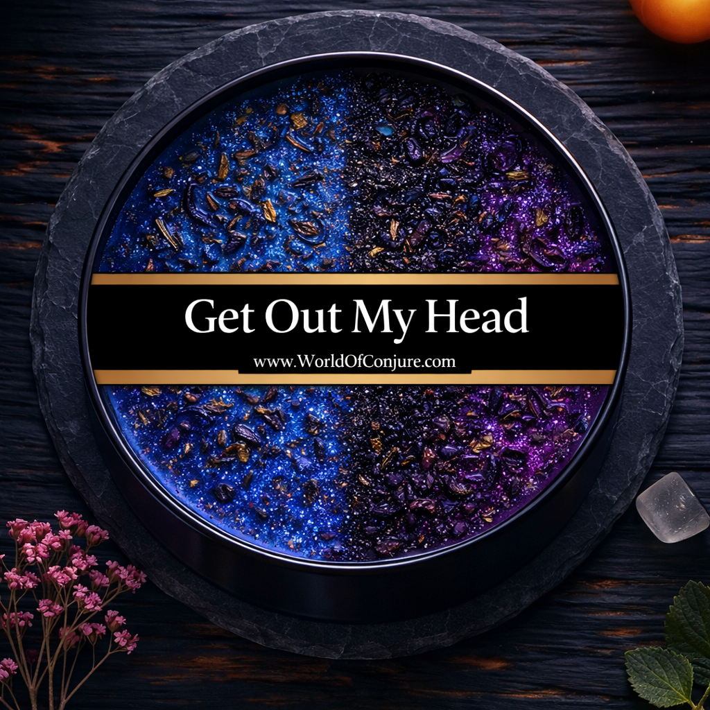 Get Out My Head Candle | Stop Overthinking | Cut Mental Noise | Sealed Petition Candle
