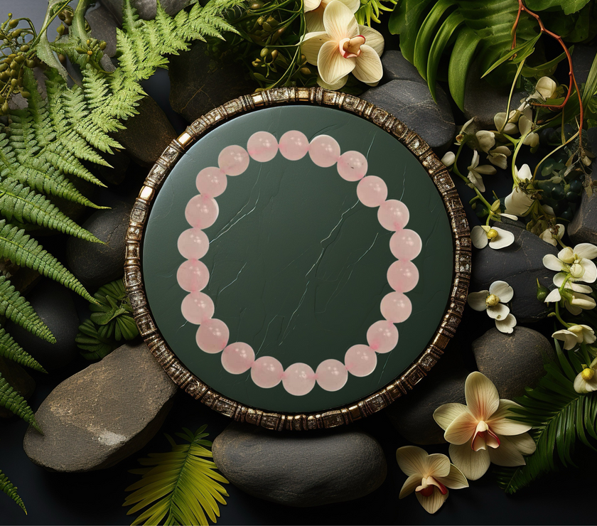 8mm Rose Quartz Bracelet