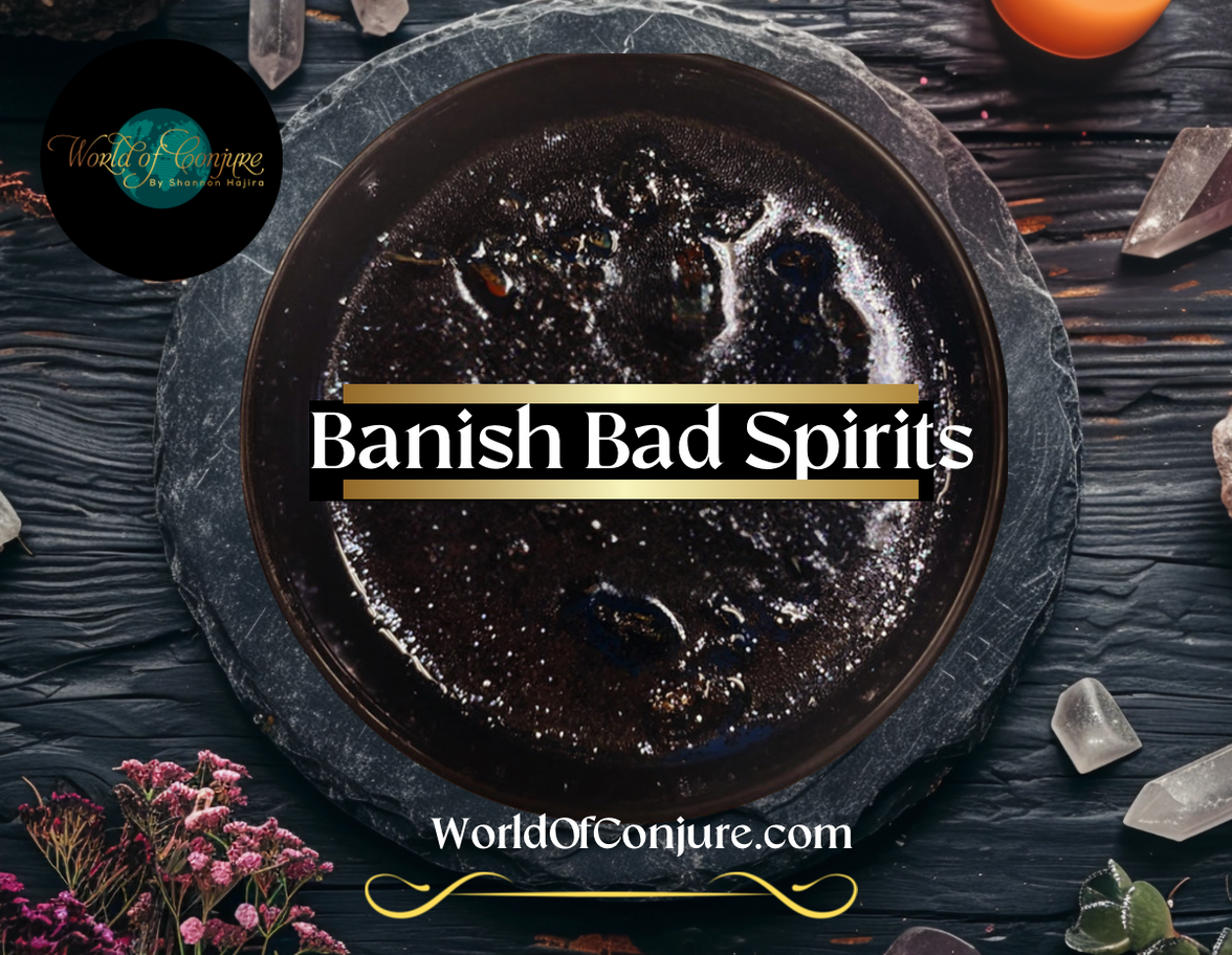 Banish Bad Spirits & Protect Spell Candle