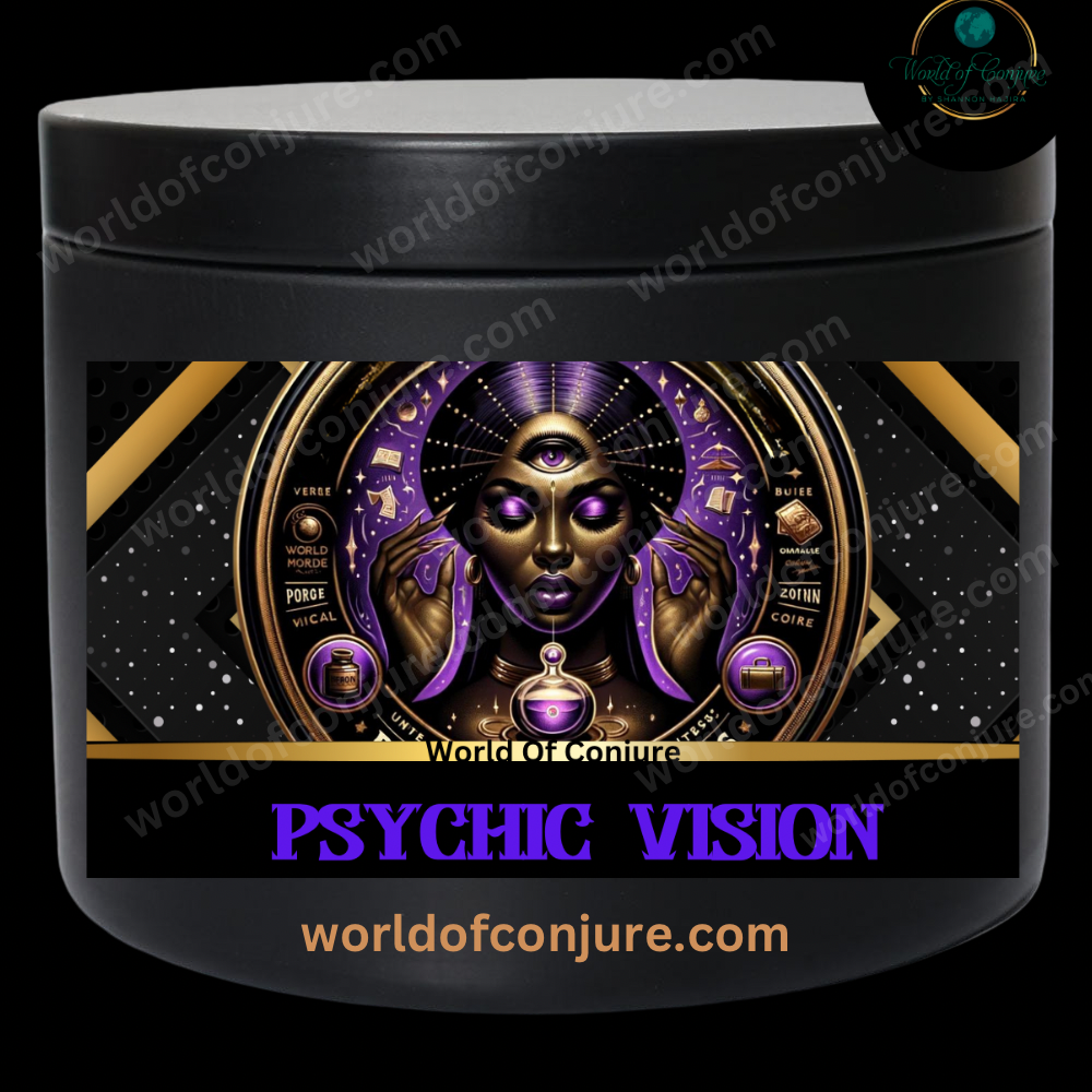 Seer Candle | Psychic Vision, Dream Messages & Third Eye Activation | Fixed Ritual Spell Candle