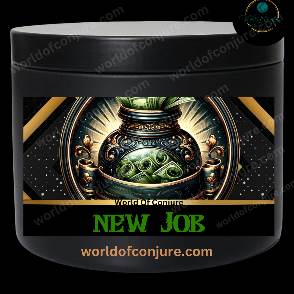 New Job Employed Candle | Job Search, Interview & Promotion Conjure Spell Candle