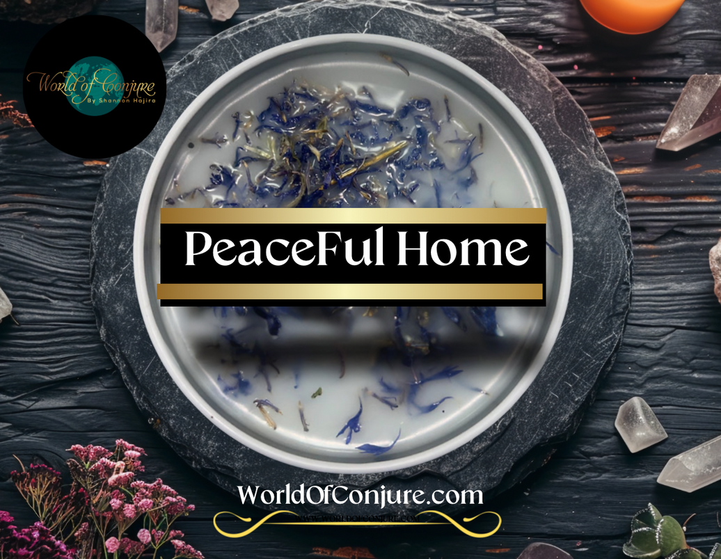 Peaceful Home Candle | Harmony, Protection & Sweet Household Energy | Fixed Ritual Candle