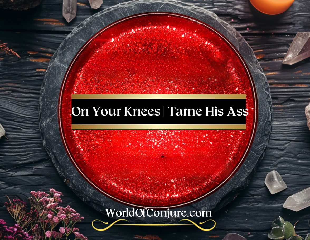On Your Knees Candle | Dominate & Tame Your Lover | Fixed  Control Spell Candle