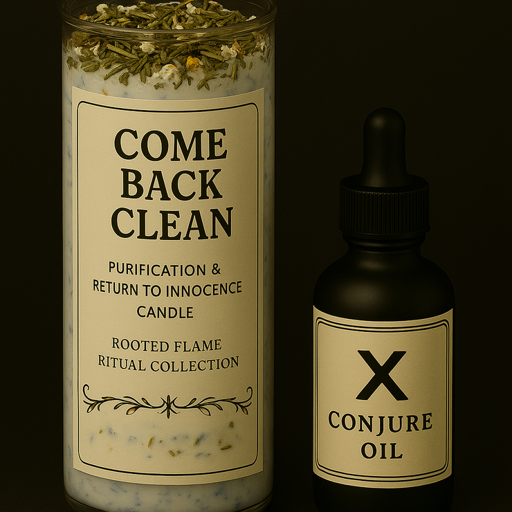 Come Back Clean Candle & Oil Duo for Reconciliation | Remove Negative Ties