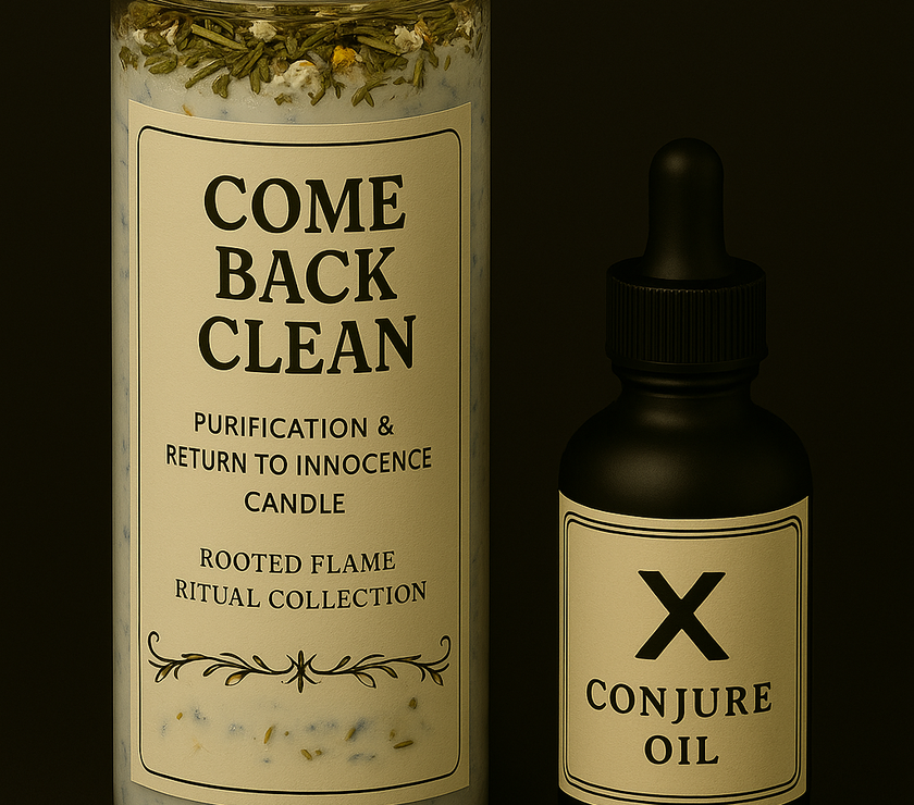 Come Back Clean Candle & Oil Duo for Reconciliation | Remove Negative Ties