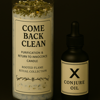 Come Back Clean Candle & Oil Duo for Reconciliation | Remove Negative Ties