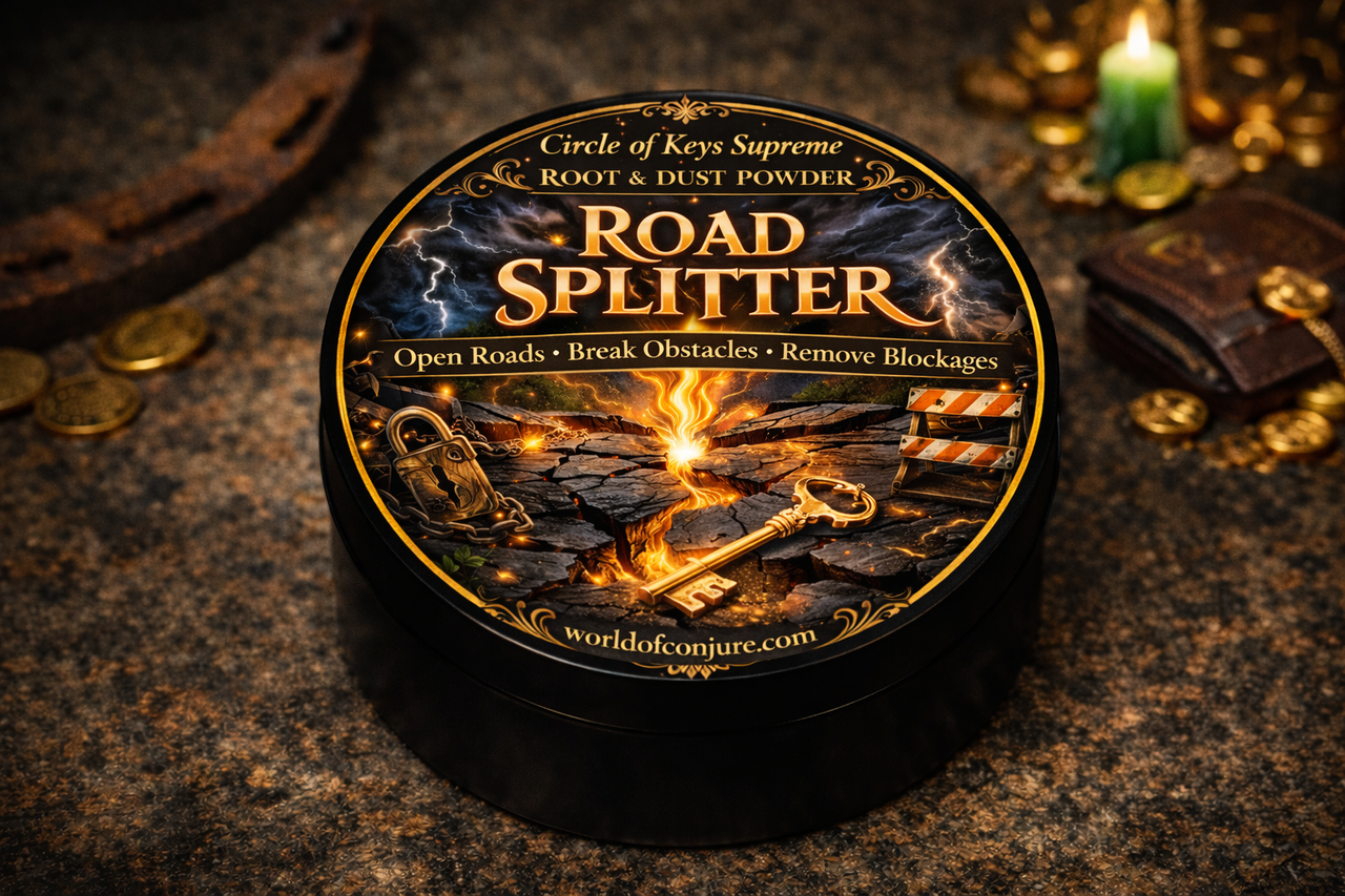 Road Splitter | Open Roads | Break Obstacles | Remove Blockages Conjure Root & Dust Powder