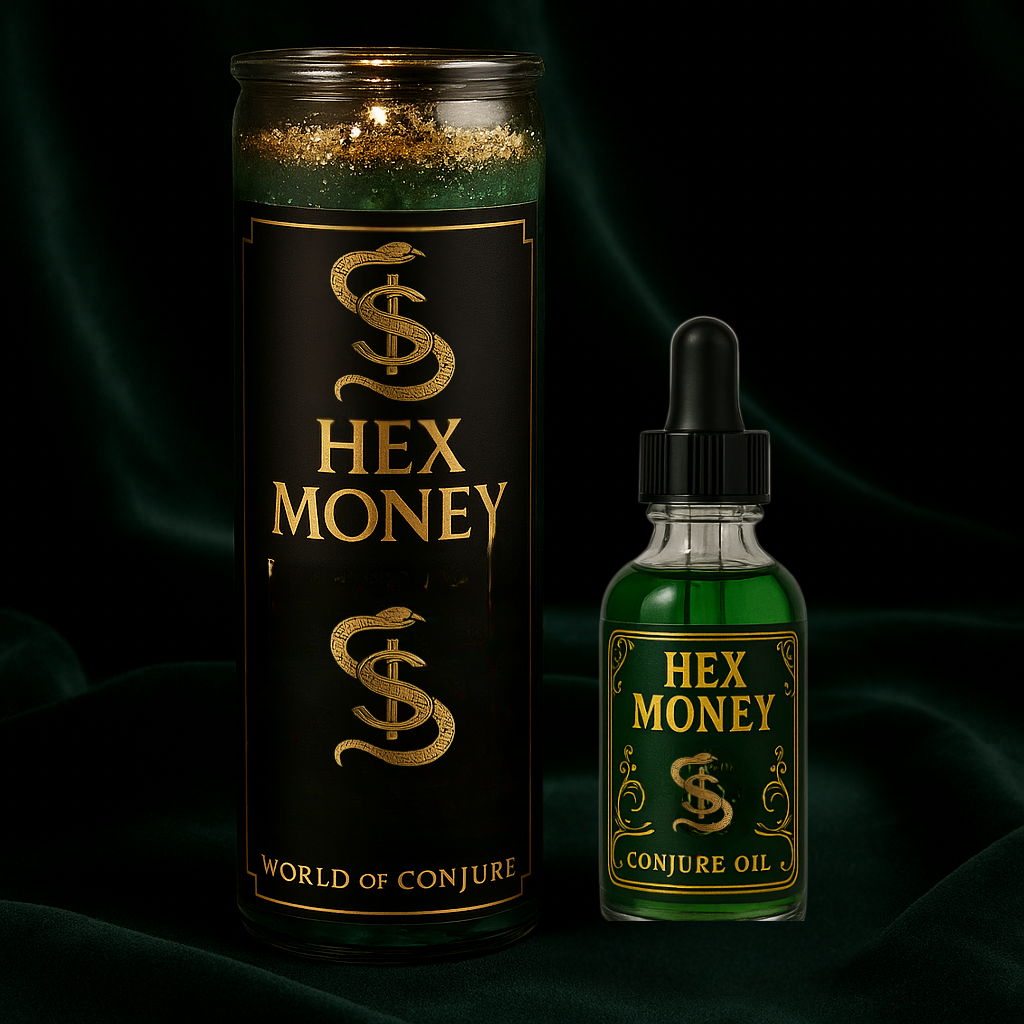 💰 Hex Money Candle & Oil Duo for Cursed Finances | Uncross, Reverse & Reclaim Wealth