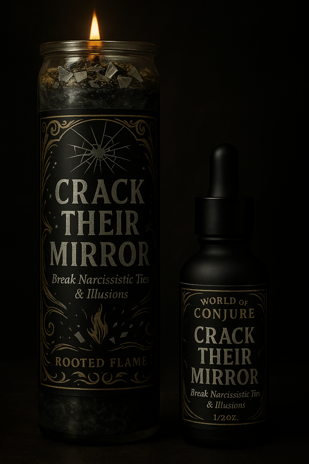 Crack Their Mirror | Break Narcissistic Ties, Illusion Shattering Conjure Duo