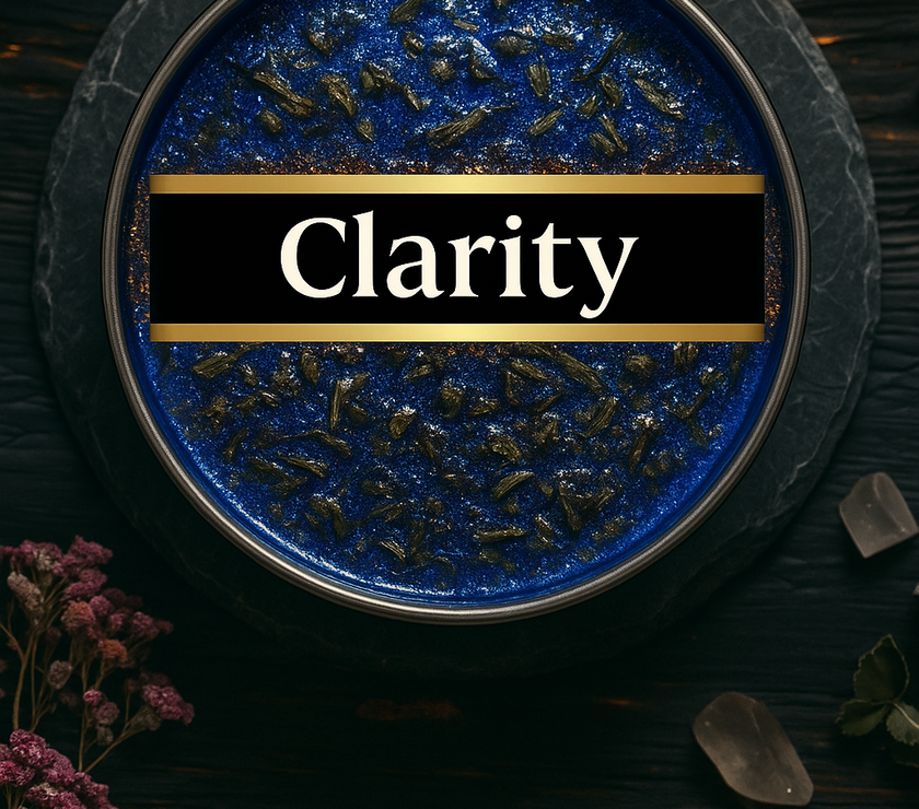 Clarity Candle | Clear Confusion | Truth, Focus & Mental Sharpness | Fixed Rootwork Candle