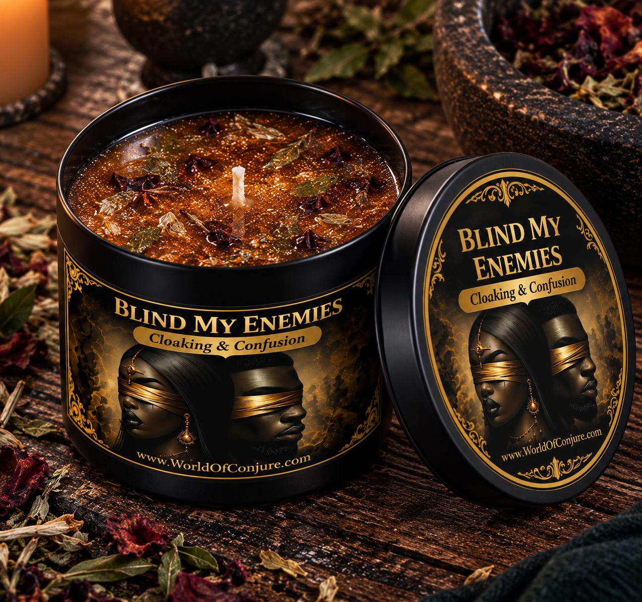 Blind My Enemies | Cloaking & Confusion | Fixed Conjure Candle