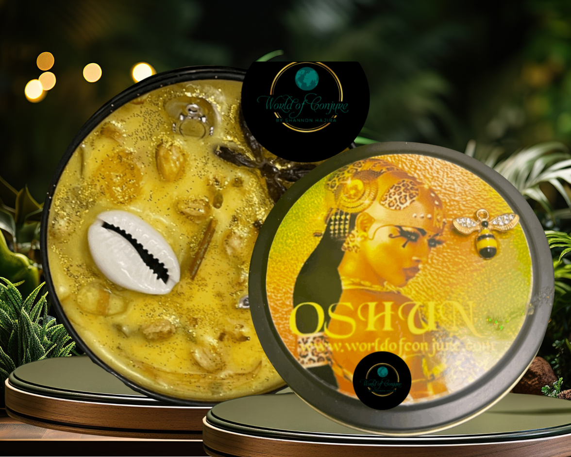 Oshun | Orisha Offering | Love, Wealth & Sweetness Fixed Candle