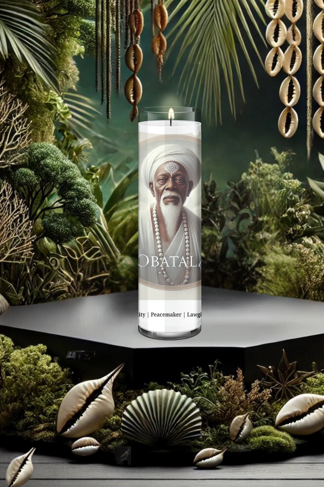 Obatula Orisha Offering Candle