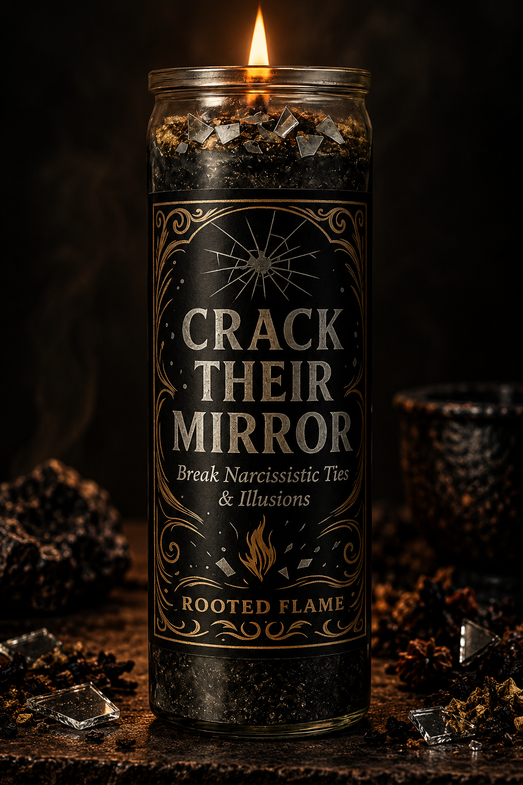 Crack Their Mirror | Break Narcissistic Ties, Illusion Shattering Conjure Duo
