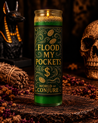 Flood My Pockets — Candle & Oil Duo for Fast Money + Overflow